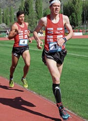 Daniel (vorne) und Martin Hubmann beim gemeinsamen Training. (Bild: Urs Huwyler)