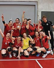 Aufgestelltes Volleyteam. (Bild: pd)