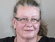 SVP verzichtet auf Kandidatur. Medienkonferenz in der Miltiärkantine. Karin Winter-Dubs (Präsi) (Bild: Hanspeter Schiess)