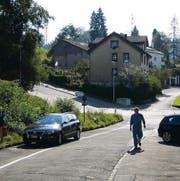 An diese Kreuzung der Riethüslistrasse sollen die Haltestelle Riethüsli und das neue Trassee der Appenzeller Bahnen zu liegen kommen.