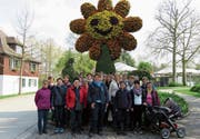 Die Ganterschwiler Landfrauen erfreuten sich an den bunten Frühlingsblüten auf der Insel Mainau. (Bild: PD)
