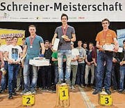 Gewinner Sven Bürki (Mitte) mit Simon Jud (links) und Fabio Holenstein, Bazenheid. (Bild: pd)