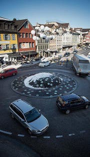 Das Zentrum soll entlastet werden. Am Stadtapéro werden Ideen vorgestellt. (Bild: Benjamin Manser)