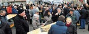 Die Neujahrsbegrüssung im Pärkli war gut besucht. Es gab auch viel Interessantes zu hören. (Bilder: Max Tinner)