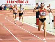 Die 22-jährige Bütschwilerin Chiara Scherrer holte sich an den Hallen-Meisterschaften ihren ersten Schweizer-Meister-Titel. (Bild: PD)