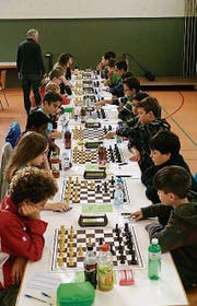 Höchst konzentriert: Junioren am Schachturnier 2015. (Bild: PD)