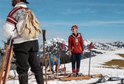 Skifahren wie zu früheren Zeiten: Am Samstag findet das zweite Nostalski-Rennen statt. (Bild: PD)