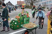 Ganz dem Motto «Flower Power» entsprechend: Der Bäuerinnenverein Ganterschwil.
