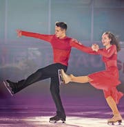 Der Kür des Nachwuchstanzpaars Alina Klein und Maxim Kobelt überzeugte die Preisrichter am Wochenende ebenso wie im Dezember das Publikum an der Show on Ice. (Bild: Harry Höfinger)