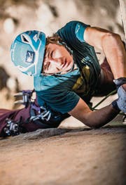 Roman von Schulthess im Klettertraining vor der China-Expedition. (Bild: pd/Thomas Senf)
