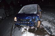 Das Auto erlitt Totalschaden. (Bild: Kapo AR)