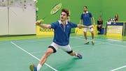 Dominik Bütikofer und Christoph Heiniger konnten ihr Doppel in der Verlängerung des Entscheidungssatzes gewinnen. (Bild: Kurt Frischknecht)