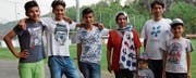 Die Familie Heydari fühlt sich auch dank den Bekanntschaften durch den Fussballclub wohl in Montlingen. (Bild: dsi)