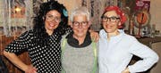 Die drei Geehrten, von links: Katja Bellino, Vreni Kobelt, Cornelia Zünd. (Bild: pd)