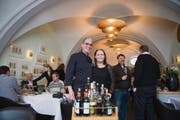 Gastgeber im «Gallusplätzli» sind Oliver Wessiak und Astrid Lorünser. (Bild: Ralph Ribi)