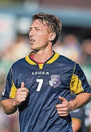 Kristian Nushi im Dress der Kosovo-Nationalmannschaft. (Bild: Keystone/Gian Ehrenzeller)