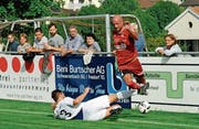 Bazenheids Rückkehrer Beat Schneider setzt sich durch. (Bild: Urs Nobel)