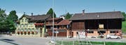 Das Restaurant Zur Post mit dem verpachteten Landwirtschaftsbetrieb. Im Zwischenbau war von 1902 bis 1930 die Poststelle untergebracht. (Bild: PD)