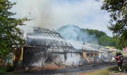 Beim Brand des Bauernhauses wurde niemand verletzt. (Bild: Kapo TG)
