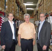 Sind zufrieden: Michael Sieber, Josef Mestka und Christian Sieber. (Bild: pd)