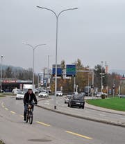Jährlich rollen mehr als sieben Millionen Fahrzeuge über die Augartenkreuzung. Im Jahr 2020 soll der Verkehrsknotenpunkt erneuert werden. (Bild: Zita Meienhofer)