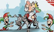 Wer wird das neue Mosliger Dreigestirn? Bei der Amtseinsetzung am Schmutzigen Donnerstag wird das Geheimnis gelüftet. (Bild: PD)