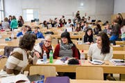 Auch beim korrigierten Notenblatt ist es zu einem Fehler gekommen. (Bild: Coralie Wenger)