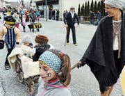«Schäfli zählen tut man an der Fasnacht nicht», finden die Oberrieter Kindergärtler. Sprich: An der Fasnacht schläft man nicht, da wird durchgemacht. (Bilder: Max Tinner)