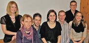 Die geehrten Jugileiter des STV Balgach (v. l.): Janine Oesch, Oberturnerin; Lilly Lengwiler (15 Jahre); Pascal Kundert, Oberturner; Nicole Gruber (5 Jahre); Andre Rüdisühli, geehrtes TK-Mitglied; Beat Frischknecht (5 Jahre); Sophie Oberle (5 Jahre). Es fehlen Esther Stalder, Sabine Haltiner, Pascal Ritz und Urs Haltiner. (Bild: pd)