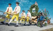 Während das Urnäscher Bloch (Bild) alle zwei Jahre durch das Hinterland zieht, ist das Herisauer Bloch jedes Jahr unterwegs. (Bild: Lorenz Reifler)