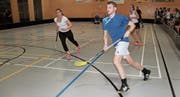 Impression vom Unihockeyturnier 2016. Hinsichtlich der Austragung 2017 werben die Organisatoren um teilnehmende Teams. (Bild: PD)