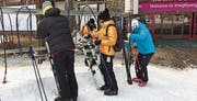 Am Ende des Skitags werden in Südkorea die Ski mit einem Luftbläser getrocknet. (Bild: PD)