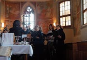 Wer im Kirchenchor Ganterschwil mitsingen möchte, ist zu den Proben eingeladen. Diese sind jeweils am Montagabend. (Bild: PD)