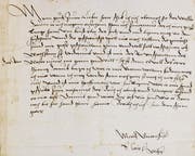 Brief des Appenzeller Landammanns Moritz Gartenhauser an Vadian. (Bild: Vadianische Sammlung der Ortsbürgergemeinde)