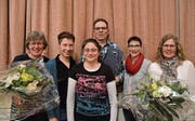 Rita Brander, Jana Henke, Silvia Meier, Robert Binder, Marisa Hauri sowie Martha Schönenberger (von links). (Bild: PD)