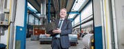 CPH-CEO Peter Schildknecht im Papierwerk in Perlen. (Bild: Dominik Wunderli (Luzern, 15. März 2017))