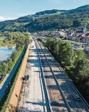 Bis Ende Jahr soll der Autobahnabschnitt wieder instandgesetzt sein. (Bild: ASTRA Winterthur)