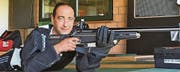 Patrick Sprenger war auch beim Olma-Schiessen nicht zu bremsen. (Bild: pd)