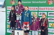 Elin Romer ist zuoberst auf dem Podest. Auf dem 4. Rang klassierte sich Nina Tschumper. (Bild: PD)