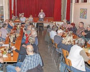 Einmal mehr war die HV gut besucht, was unterstreicht, der Einwohnerverein Lüchingen erfreut sich grosser Beliebtheit. (Bild: pd)