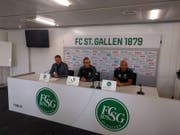 Soll bis Juli 2019 bleiben: FCSG-Cheftrainer Giorgio Contini. (Bild: Christof Krapf)