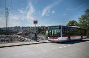 Der Bahnhof St. Fiden ist heute mit den VBSG-Linien 9 und 10 erschlossen. Mit der Arealentwicklung soll die ÖV-Anbindung verbessert werden. (Bild: Benjamin Manser)
