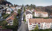 Ob sie zu Wittenbach oder St. Gallen gehören, wissen manchmal nicht einmal die Bewohner der Bruggwaldstrasse selber. (Bild: Ralph Ribi)
