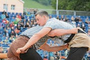 Der Thurgauer Samuel Giger unterlag nach starker Vorstellung im Schlussgang Armon Orlik. (Bilder: Beat Lanzendorfer)