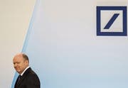 Seine Tage als Chef der Deutschen Bank könnten gezählt sein: John Cryan. (Bild: Boris Rössler/DPA (Frankfurt, 2. Februar 2018))
