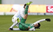 Der FC St.Gallen verliert das Heimspiel gegen den FC Zürich mit 1:2. (Bild: freshfocus)