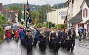 Auch die Stadtharmonie Amriswil als Partnerverein wirkte mit. (Bild: Yvonne Aldrovandi-Schläpfer)