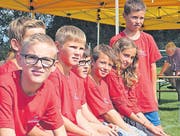 Auch die Kids verfolgten das Spielgeschehen.