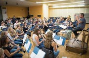 Die Knabenmusik will sich auch gegen internationale Konkurrenz durchsetzen. (Bild: Ralph Ribi)