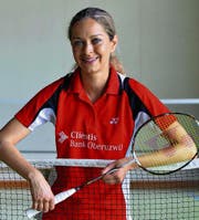 Der Badmintonsport hat Claudia Senn mitgetragen. (Bild: Matthias Zindel)